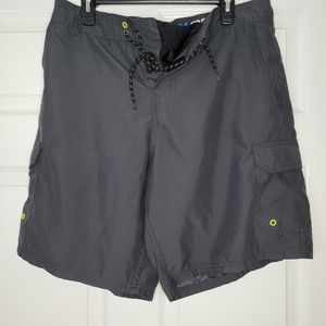 Men Size XL Salt Life SLX-QD Swim fish hiking outdoors shorts cargo color gray